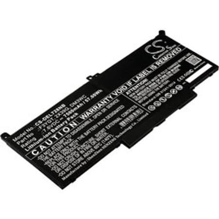 Replacement for Dell Latitude 12 7290 Battery